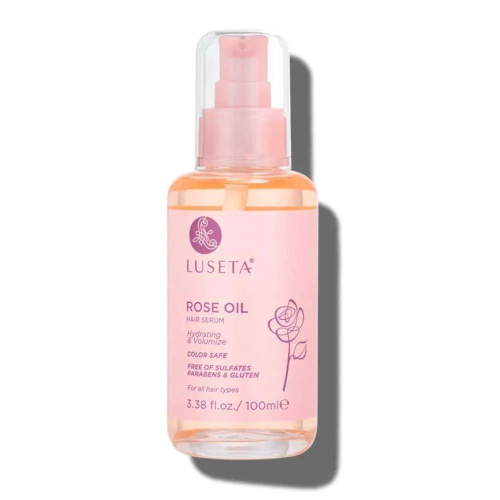 Luseta Rose Oil Hair Serum 100 mL – Hydrating & Volumizing – For All Hair Types