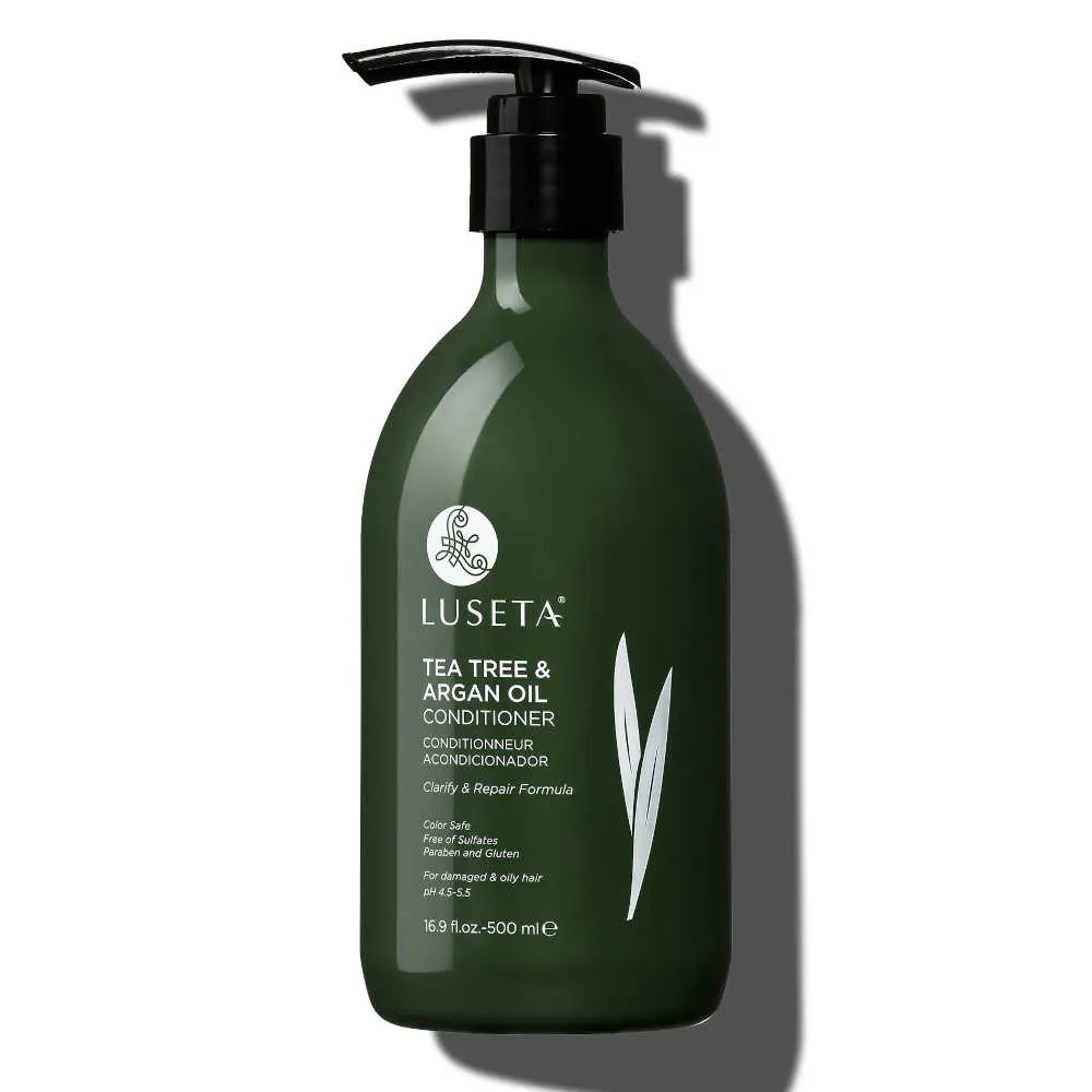 Luseta Tea Tree & Argan Oil Conditioner 500 mL – For Damaged & Oily Hair