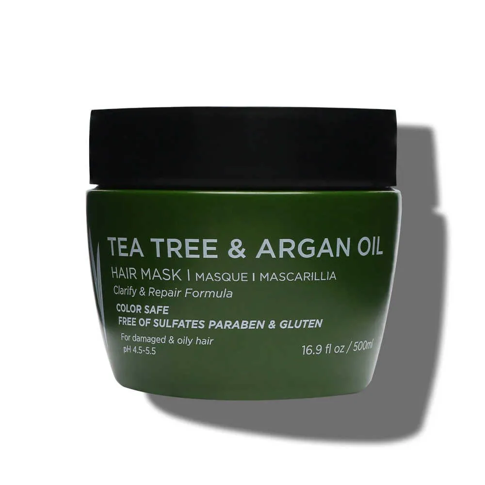 Luseta Tea Tree & Argan Oil Hair Mask 500 mL β For Damaged & Oily Hair