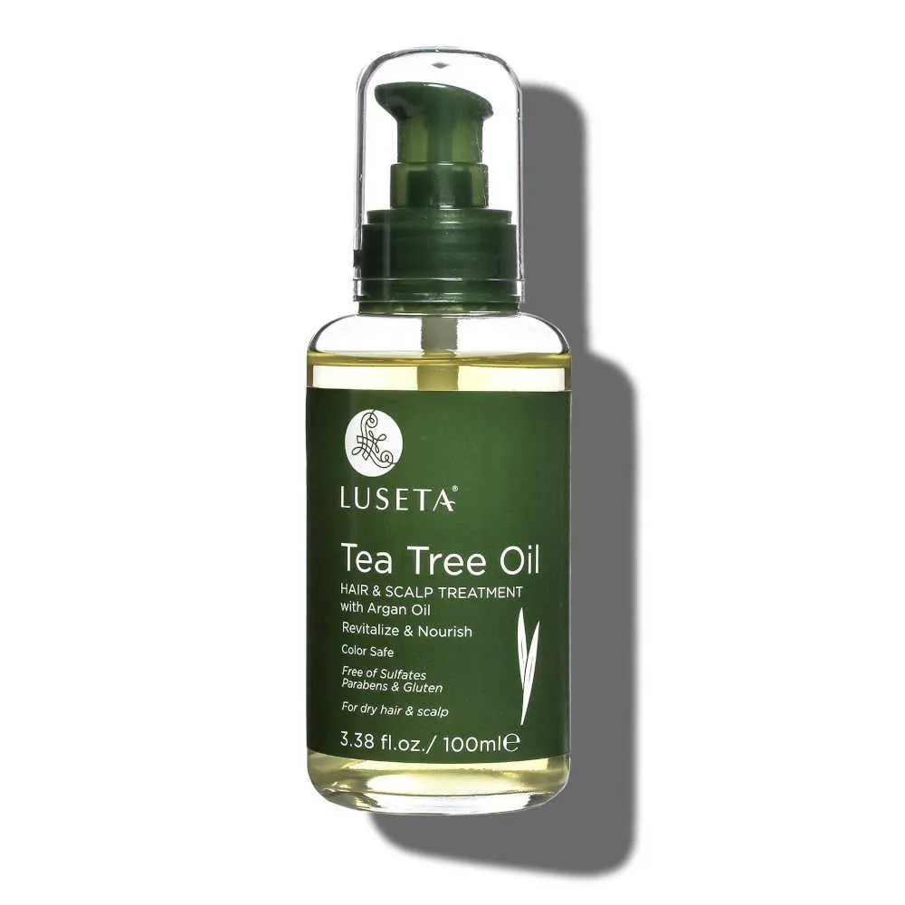 Luseta Tea Tree & Argan Oil Serum 100 mL – Hair & Scalp Treatment – Revitalize & Nourish