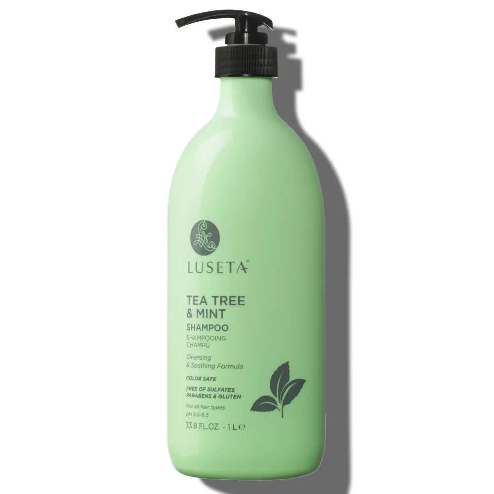 Luseta Tea Tree & Mint Shampoo 1 L – Cleansing & Soothing