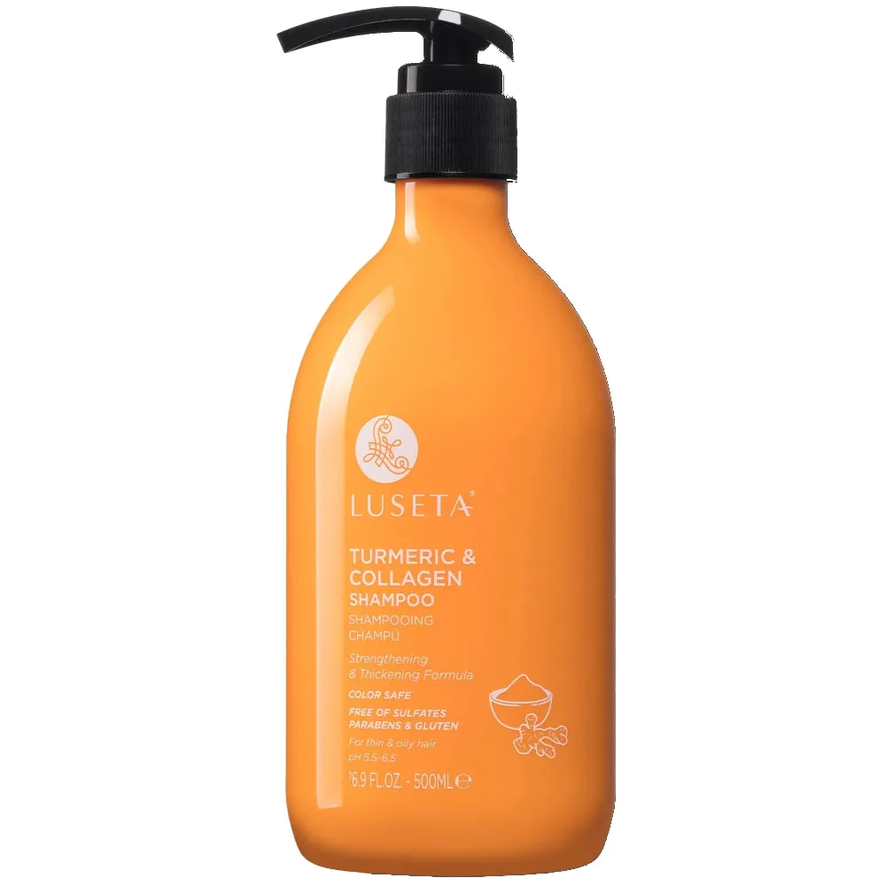 Luseta Turmeric & Collagen Shampoo 500 mL β For Thin & Oily Hair