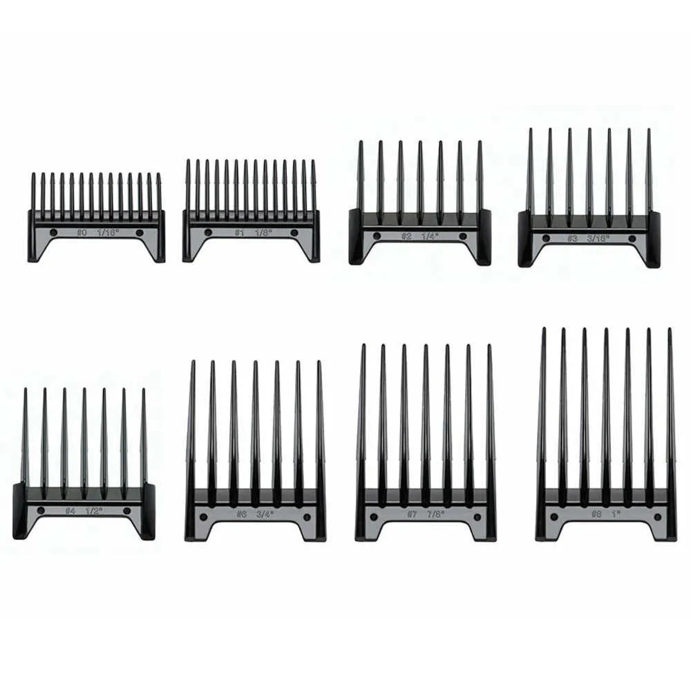Oster 8 Piece Universal Clipper Guide Attachment Combs Set 76926-800 – Fits Oster Fast Feed