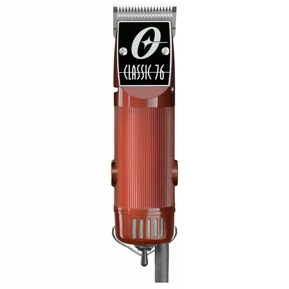 Oster Classic 76 Hair Clippers – 76076-010 – Universal Motor – Includes two detachable blades in sizes 000 and 1