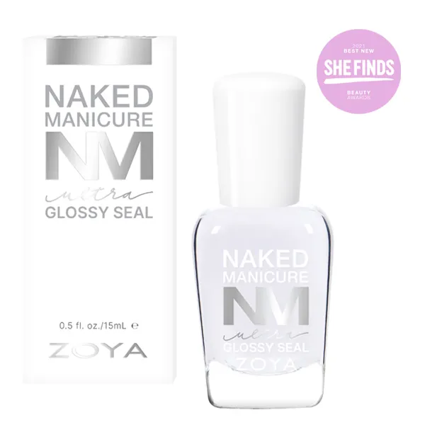 ZOYA Naked Manicure Ultra Glossy Seal Top Coat β 15mL/0.5oz