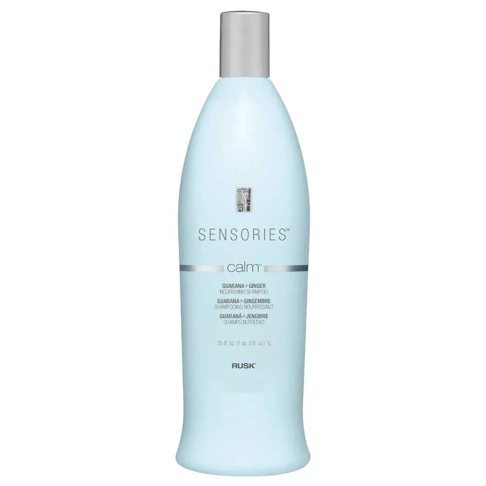 Rusk Sensories Calm Nourishing Shampoo – Guarana & Ginger – 1 L (35 oz.)