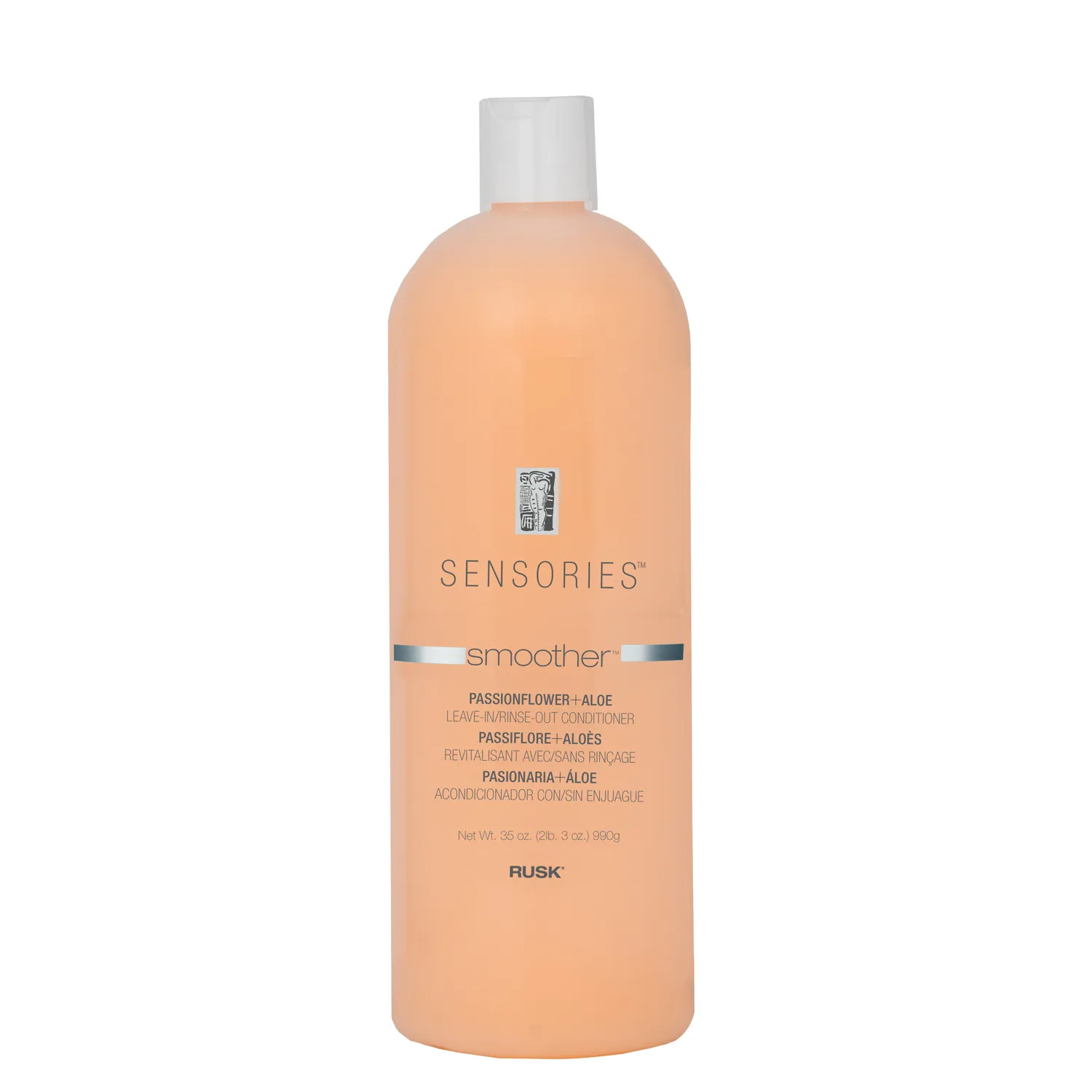 Rusk Sensories Smoother Leave-In-Conditioner – Passionflower & Aloe – 1 L (35 oz.)