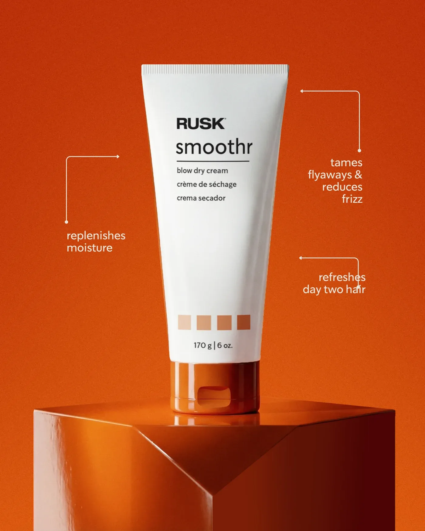 Rusk Smoothr Blow Dry Cream – Designer Collection – 170g
