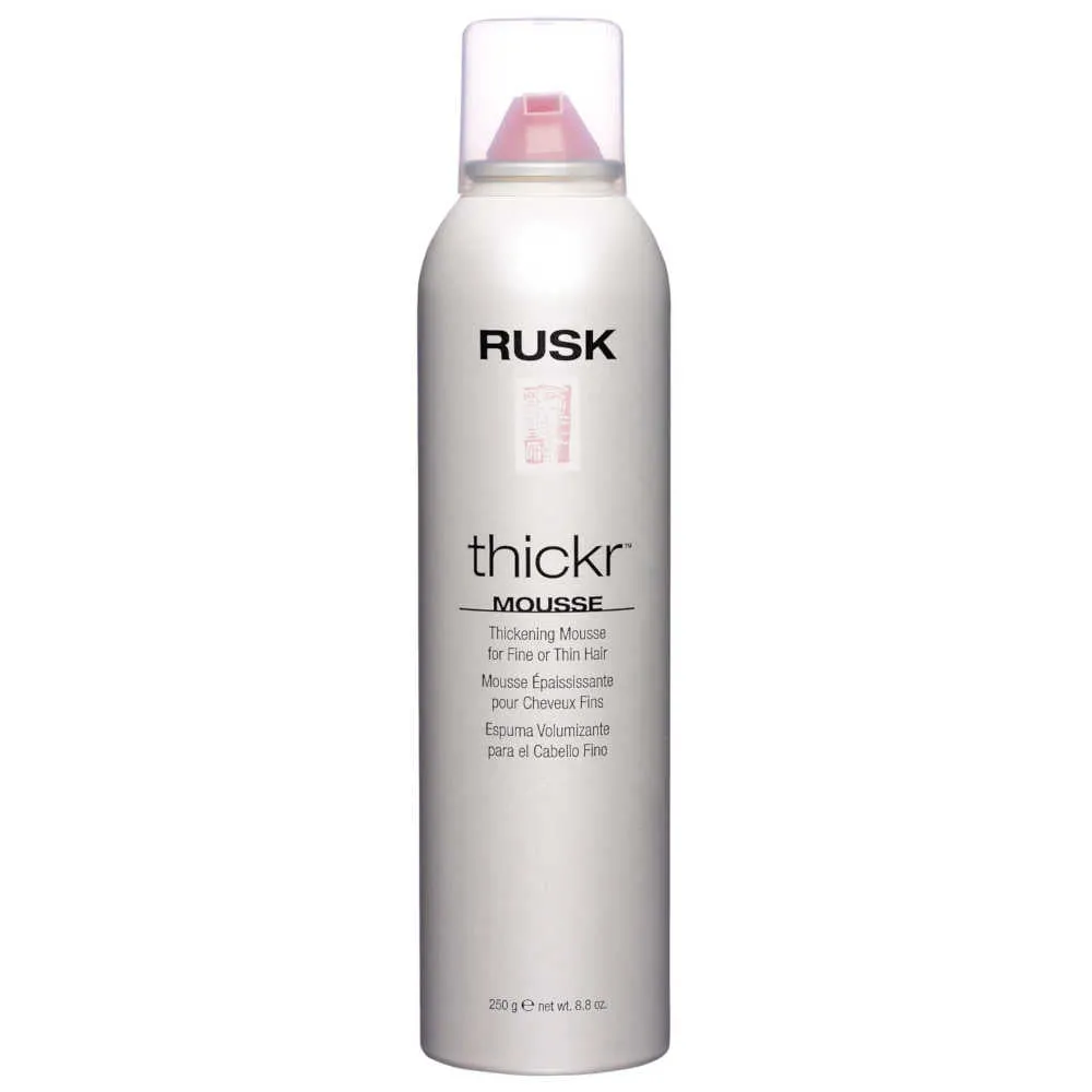 Rusk Thickr Mousse Designer Collection – 250 mL (8.8 oz.) – For Fine or Thin Hair