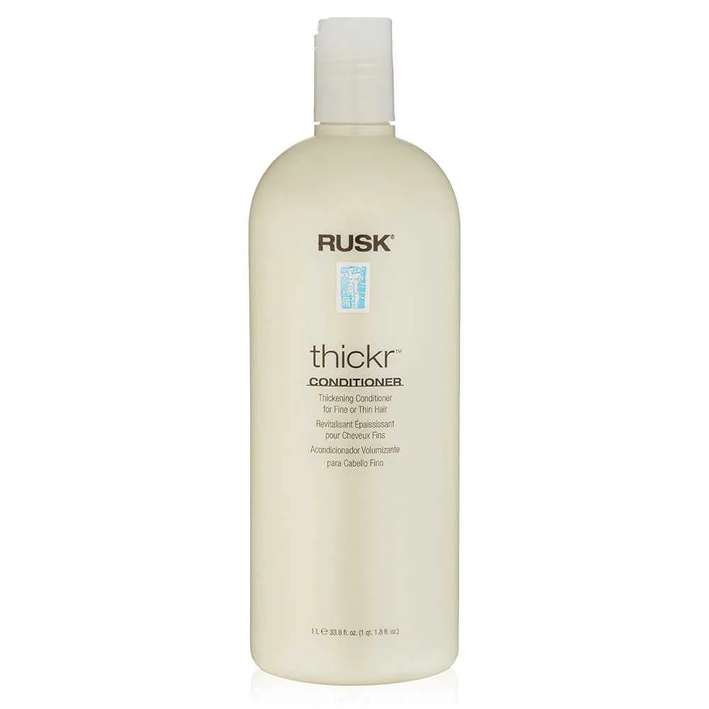 Rusk Thickr Thickening Conditioner Designer Collection – 1 L (33.8 oz.) – For Fuller Thicker Hair