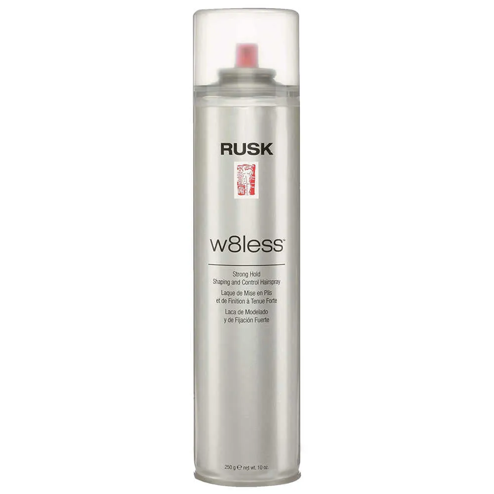 Rusk W8less Strong Hold Hairspray – 10 oz. (250 g)
