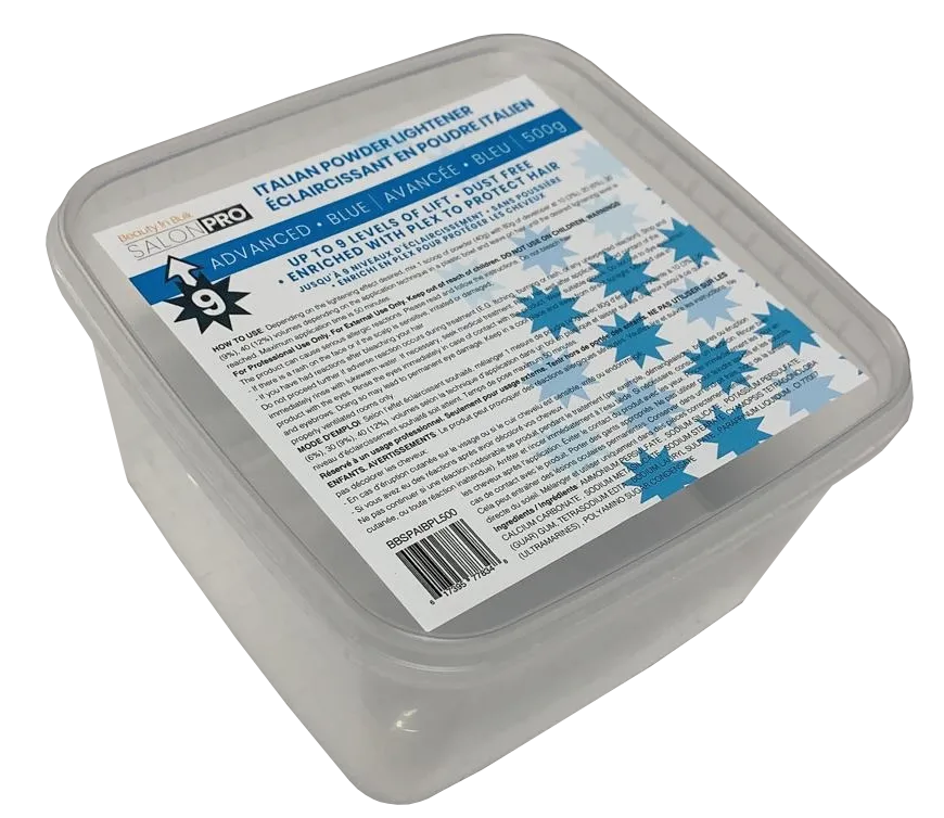 Salon Pro Advanced Italian Blue Powder Bleach 500g