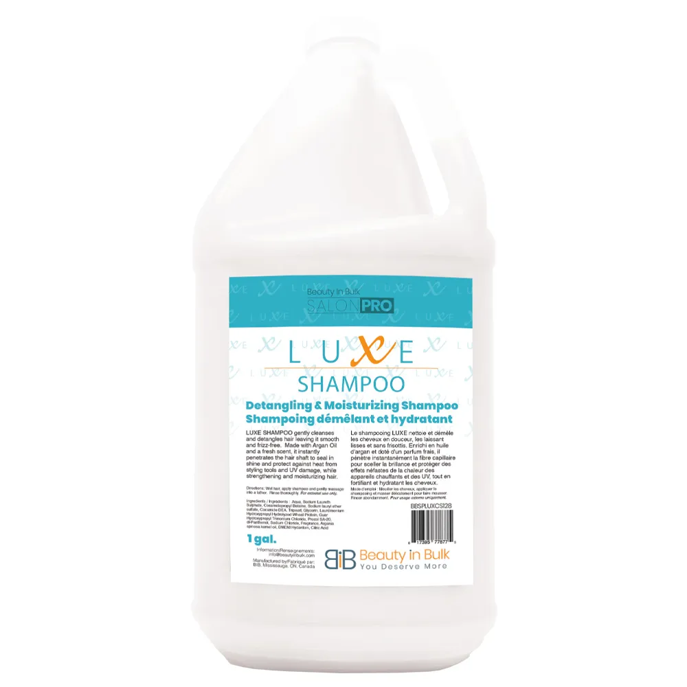 Salon Pro LUXE Detangling and Moisturizing Shampoo – Gallon