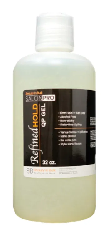 Salon Pro Refined Hold QP Gel 32oz with pump