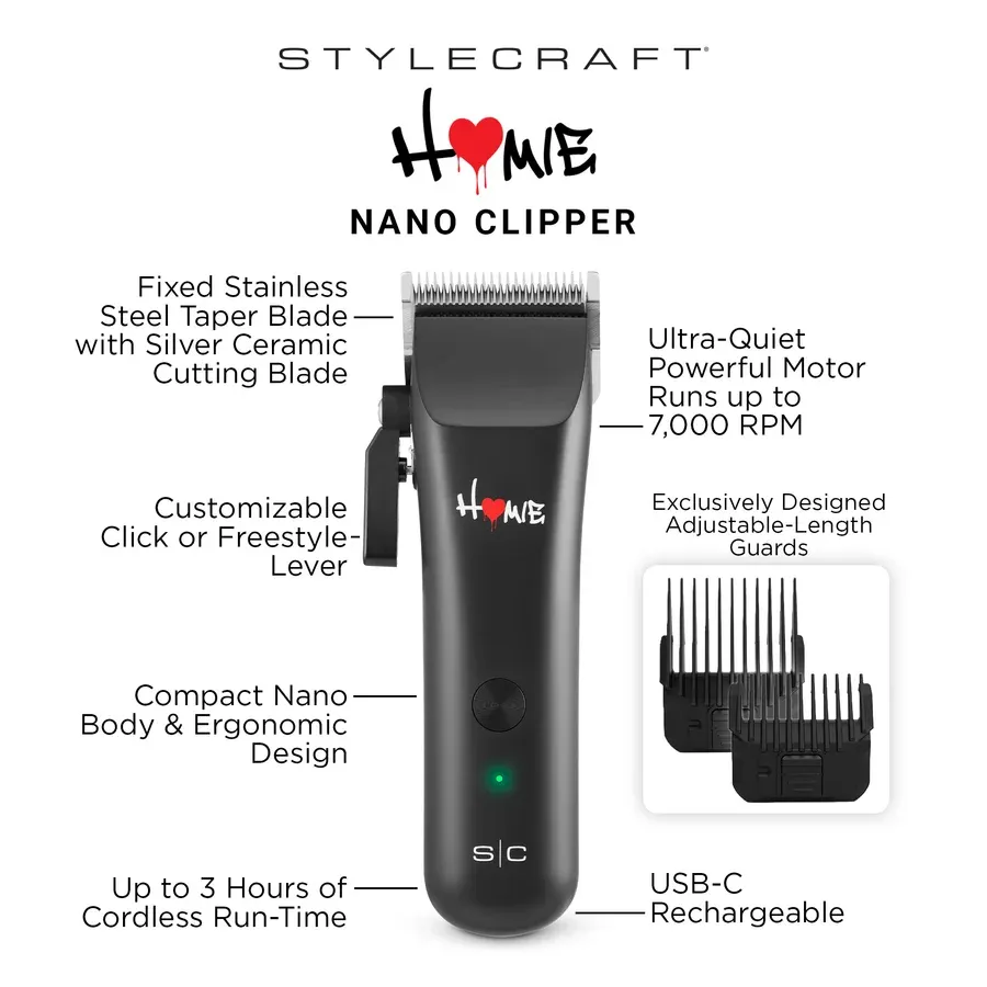 StyleCraft Homie Nano Cordless Clipper