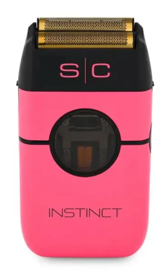 StyleCraft INSTINCT METAL SHAVER – DOUBLE FOIL SHAVER WITH INTUITIVE TORQUE CONTROL AND IN2 VECTOR MOTOR IN PINK