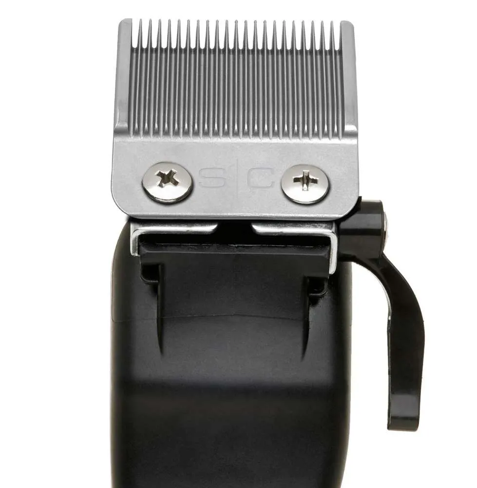StyleCraft REPLACEMENT STAINLESS STEEL FIXED TAPER CLIPPER BLADE WITH CERAMIC MOVING BLADE SET