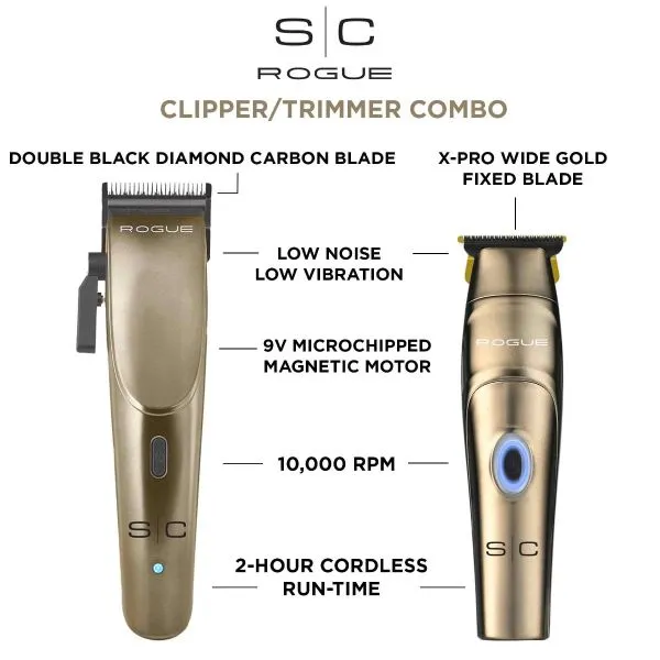 StyleCraft Rogue Combo Clipper Trimmer Duo Set.