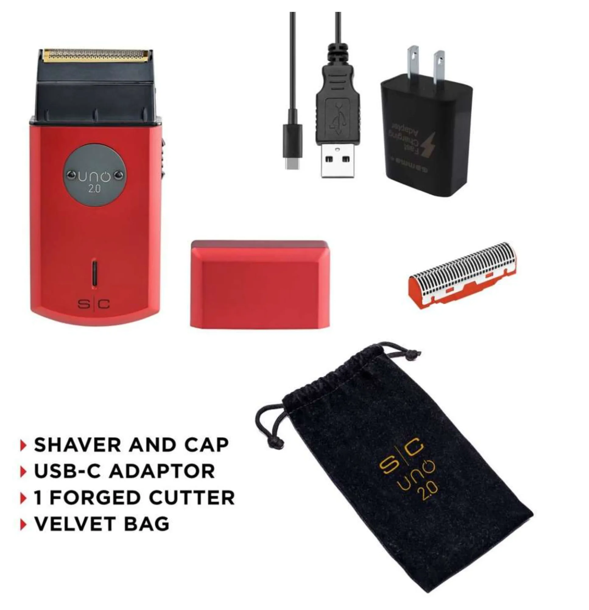 StyleCraft UNO 2.0 – PROFESSIONAL SINGLE FOIL USB-C FOIL SHAVER