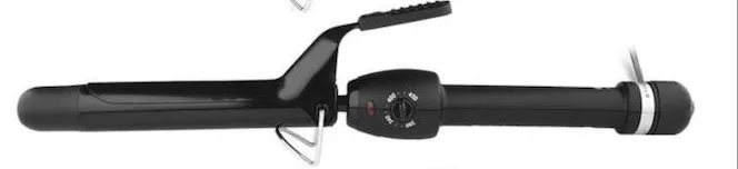 Stylecraft BLACK GOLD CURLING IRON – PROFESSIONAL CERAMIC BARREL 1″ INCH HAIR CURLING IRON