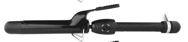 Stylecraft BLACK GOLD CURLING IRON – PROFESSIONAL CERAMIC BARREL 1.25″ INCH HAIR CURLING IRON