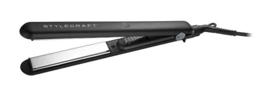 Stylecraft STAY TEMP FLAT IRON – 1″ INCH FLAT IRON WITH TITANIUM PLATES