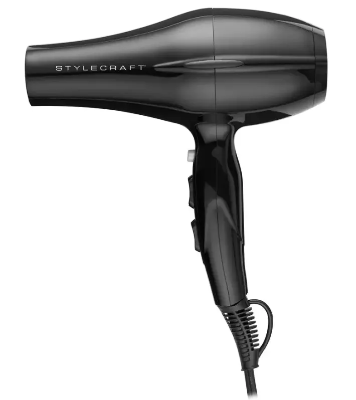 Stylecraft STAY-TEMP HAIR DRYER WITH TURBO POWER MOTOR