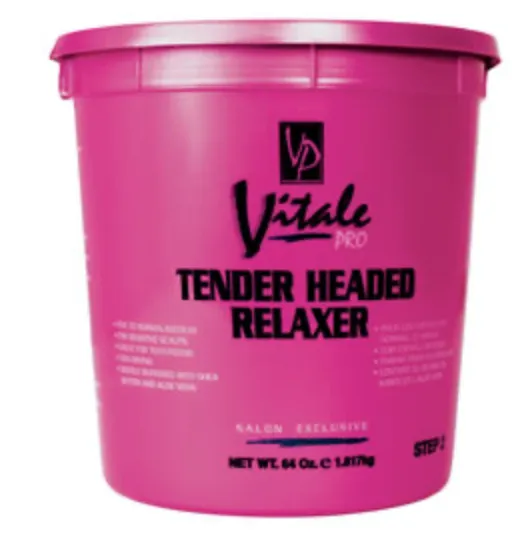 Vitale Pro Tender Headed Relaxer 64 oz. – For Fine To Medium Textured Hair