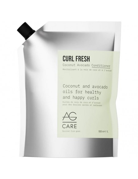 AG Care - Curl Fresh Coconut Avocado Conditioner - 1000ml Refill view 3