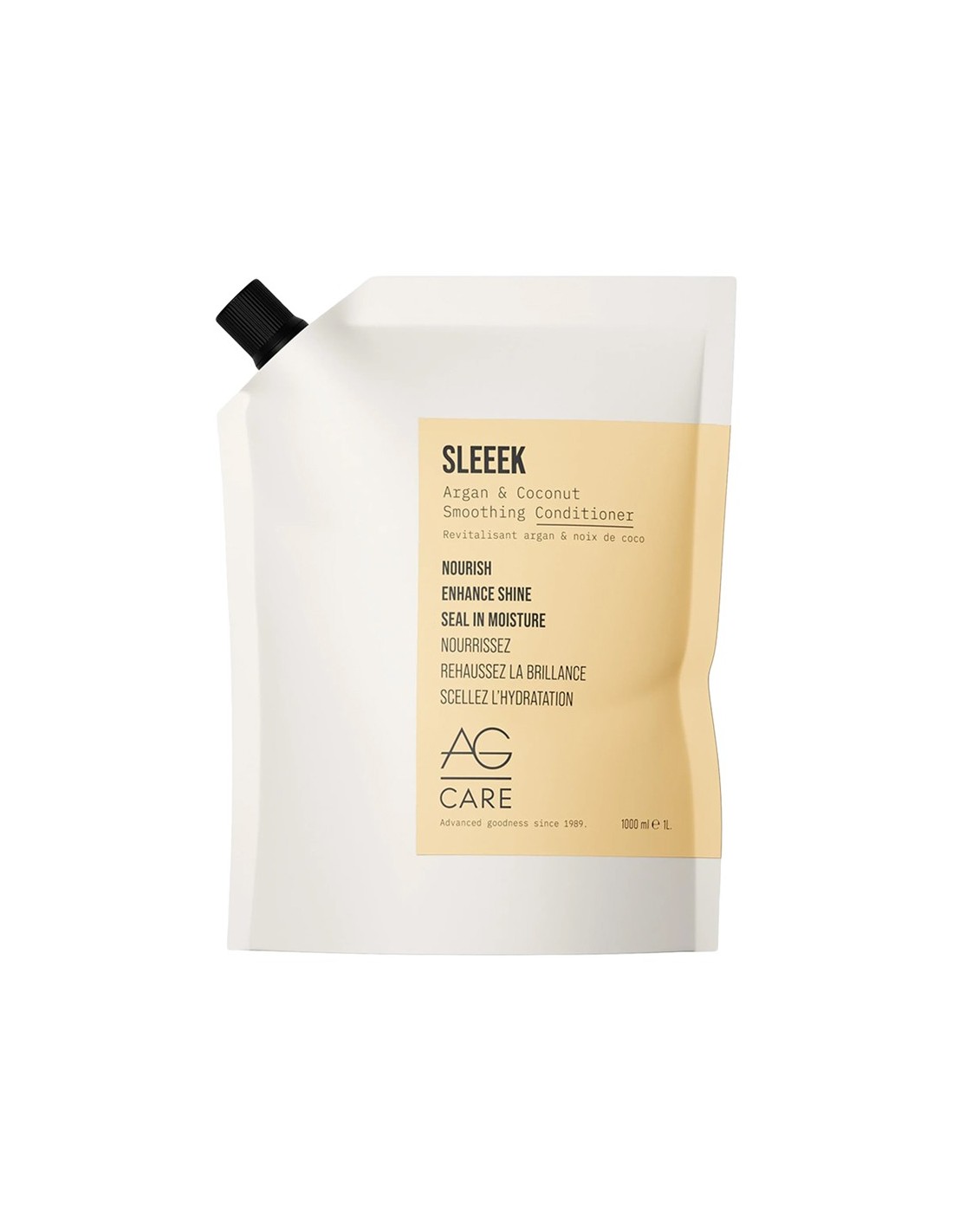 AG Care - Sleeek Argan & Coconut Smoothing Conditioner - 1000ml Refill