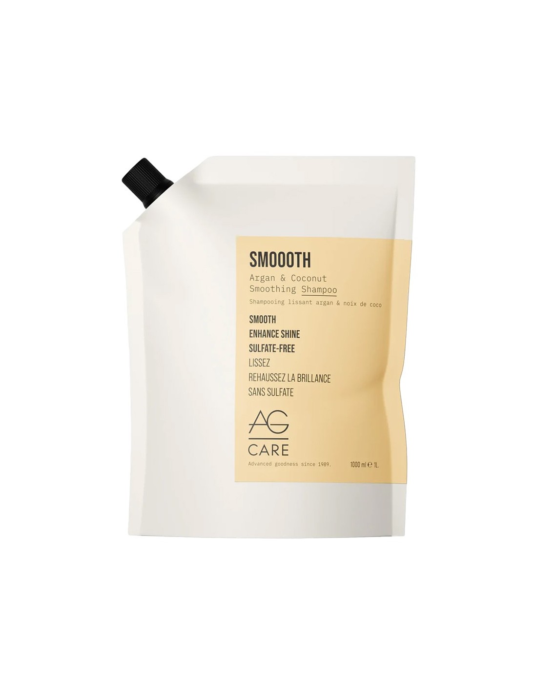 AG Care - Smoooth Argan & Coconut Smoothing Shampoo - 1000ml Refill