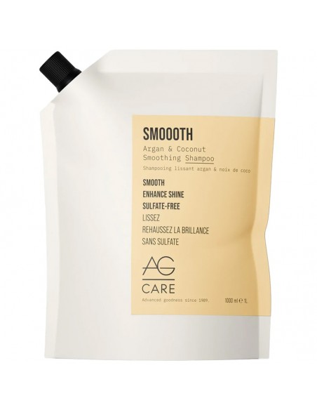 AG Care - Smoooth Argan & Coconut Smoothing Shampoo - 1000ml Refill view 3