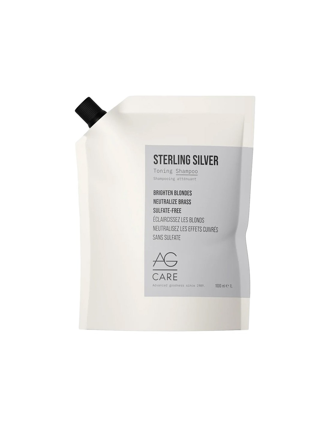AG Care - Sterling Silver Toning Shampoo - 1000ml Refill