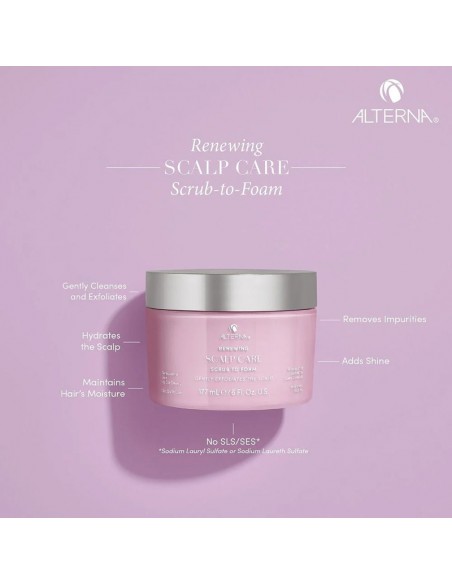 Alterna Renewing - Scalp Care Scrub To Foam - 177ml view 5