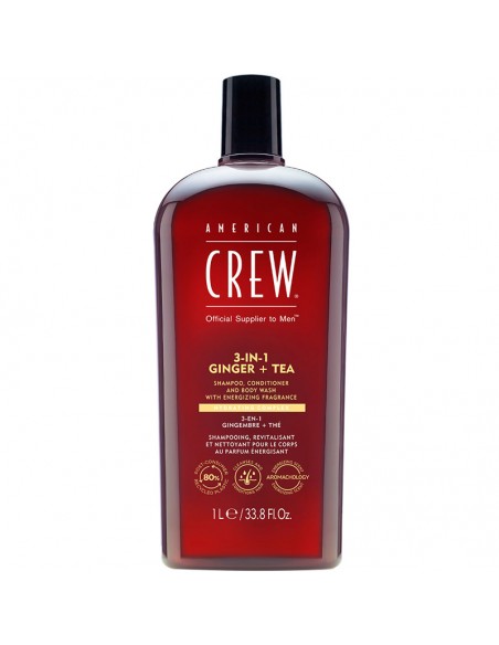 American Crew - 3-in-1 Ginger + Tea - 1000ml view 3