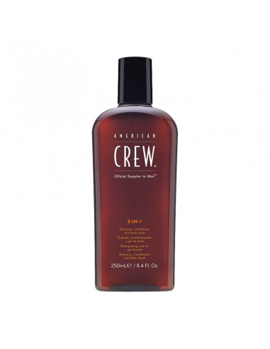 American Crew - 3-IN-1 Shampoo - 250ml view 2