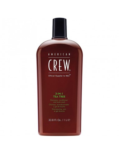 American Crew - 3-IN-1 Tea Tree Shampoo - 1000ml view 2