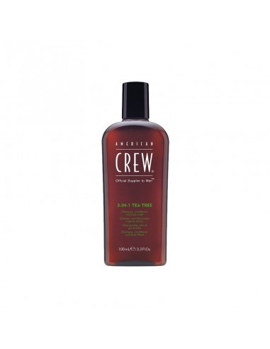 American Crew - 3-IN-1 Tea Tree Shampoo - 100ml view 2