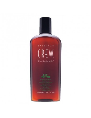 American Crew - 3-IN-1 Tea Tree Shampoo - 450ml view 2