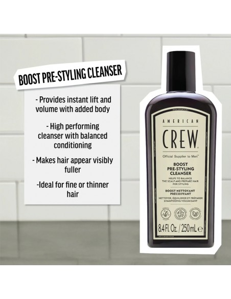 American Crew - Boost Pre-Styling Cleanser - 250ml view 4