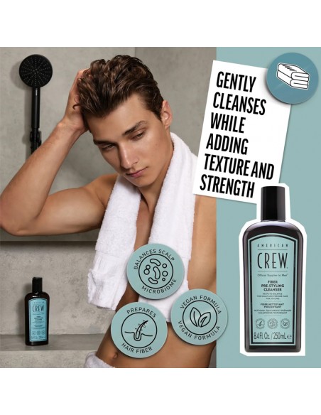 American Crew - Fiber Pre-Styling Cleanser - 250ml view 6