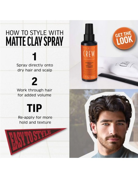 American Crew - Matte Clay Spray - 150ml view 7