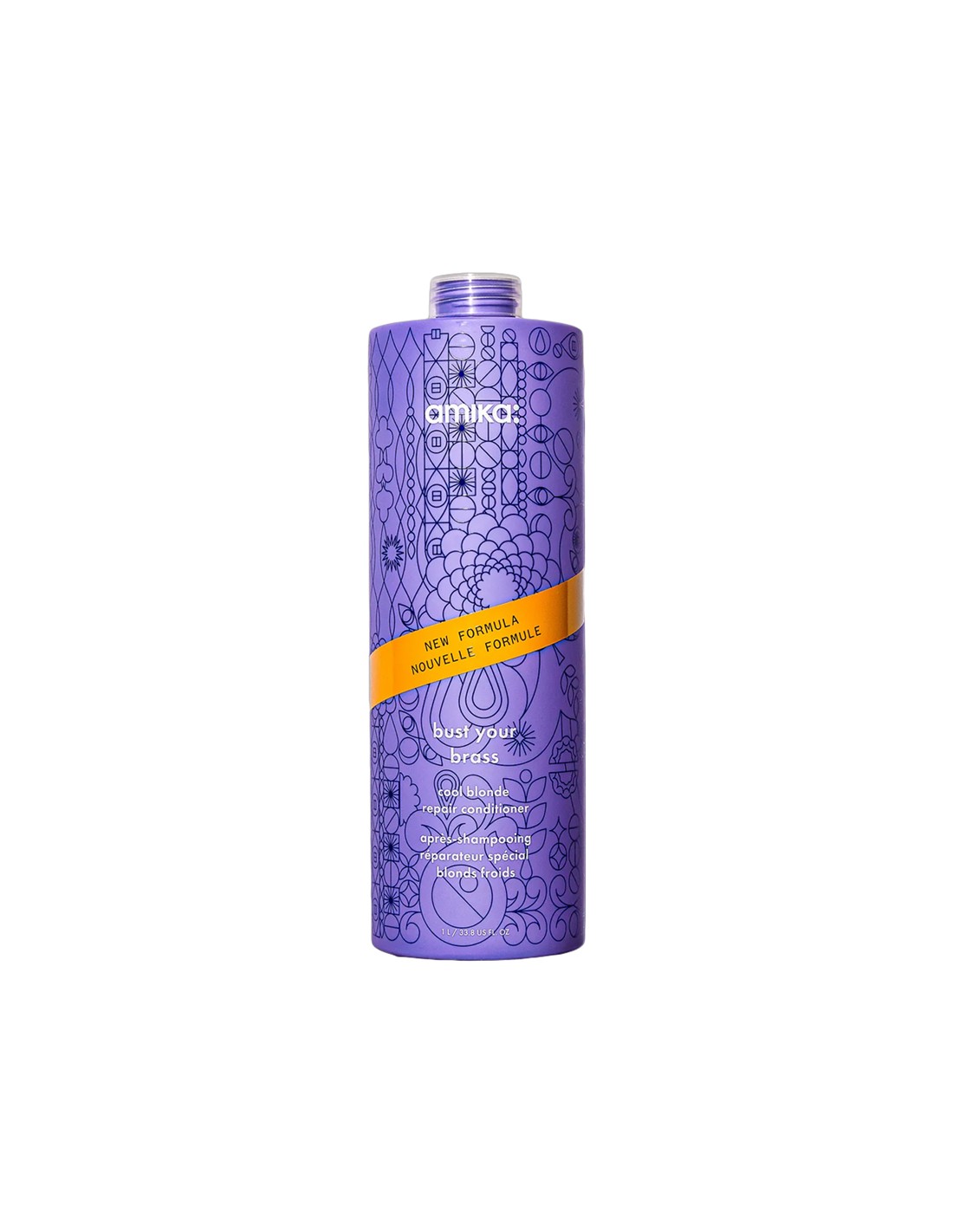amika - Bust Your Brass - Cool Blonde Repair Conditioner - 1000ml