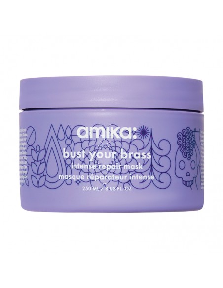 amika - Bust Your Brass - Toning + Strength Repair Mask - 250ml view 3