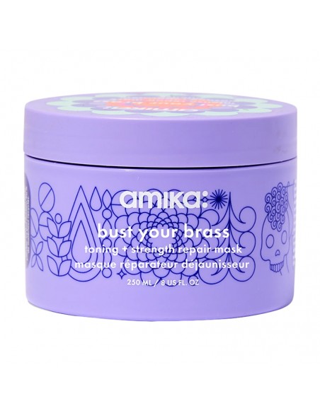 amika - Bust Your Brass - Toning + Strength Repair Mask - 250ml view 4