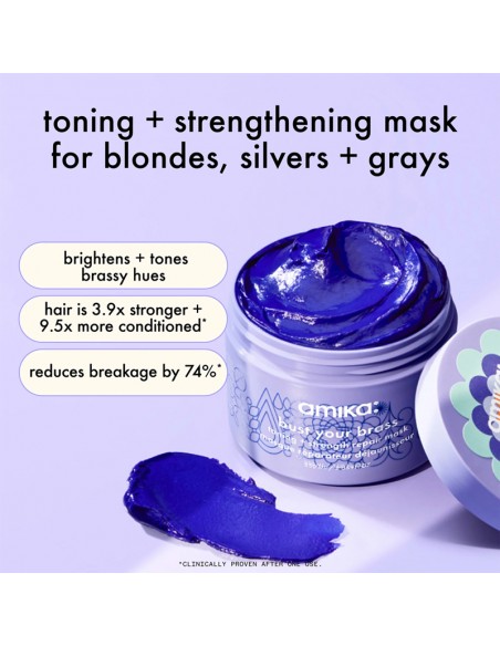 amika - Bust Your Brass - Toning + Strength Repair Mask - 250ml view 6