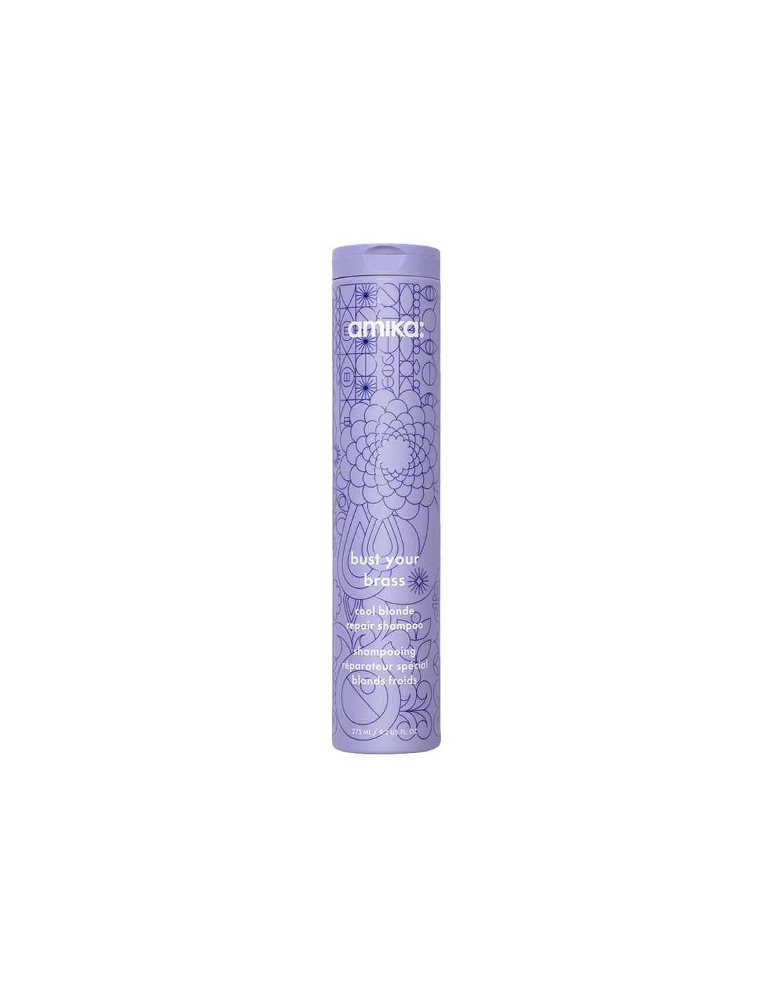 amika - Bust Your Brass Cool Blonde Repair Shampoo - 275ml