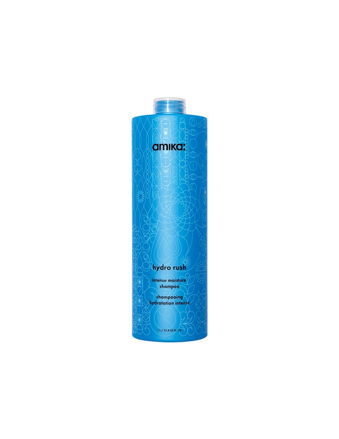 amika - Hydro Rush Intense Moisture Shampoo - 1000ml