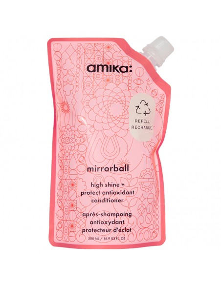 amika - Mirrorball - High Shine & Protect Antioxidant Conditioner - 500ml view 3