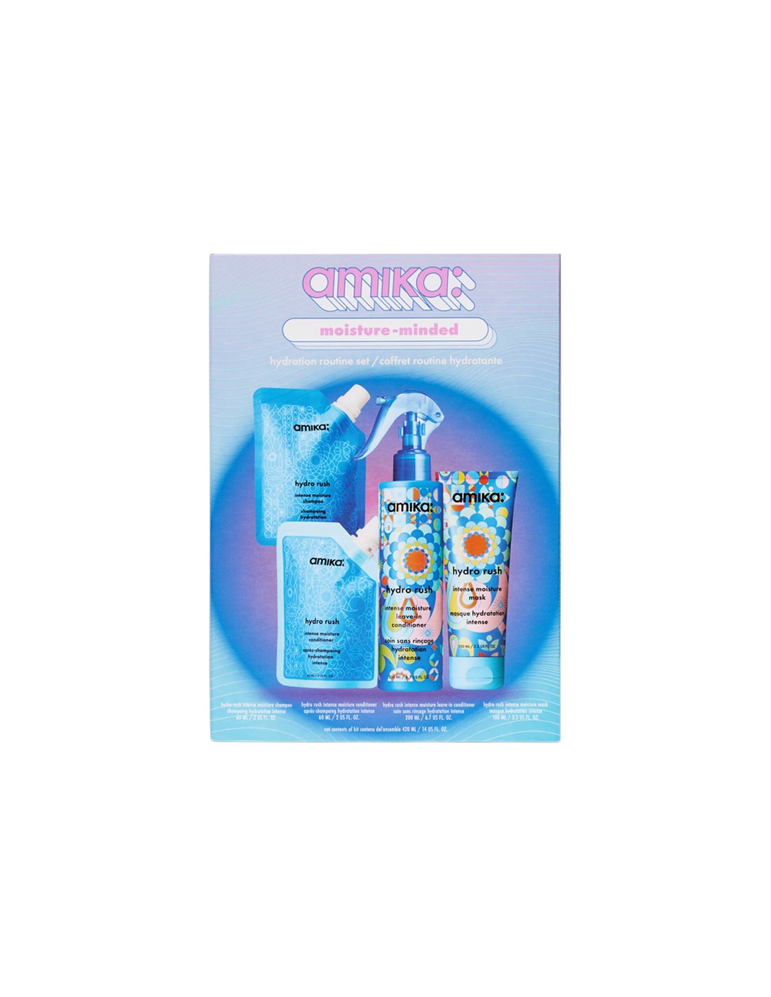 amika - Moisture-Minded Hydration Routine Set